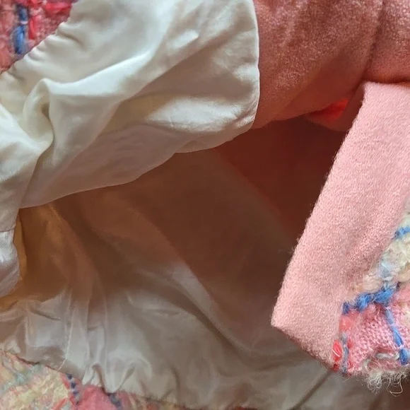 Tocca Pink Plaid Blazer and Skirt Set - Picture 6 of 11